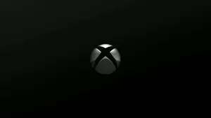 Silver Xbox Series X Logo Wallpaper