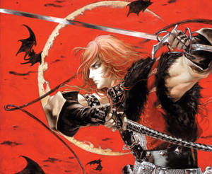 Simon Belmont Prepares To Face Dracula In Castlevania: Chronicles Wallpaper