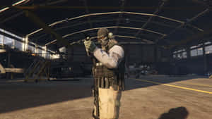 Simon 'ghost' Riley In Action Wallpaper