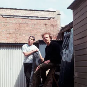 Simonand Garfunkel Outdoor Portrait Wallpaper