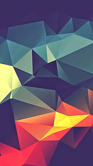 Simple Abstract Structure Geometric Phone Wallpaper