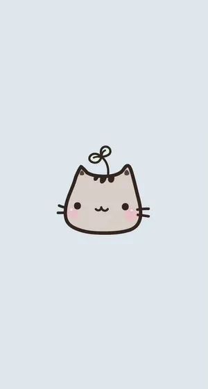 Simple And Cute Cat Iphone Wallpaper
