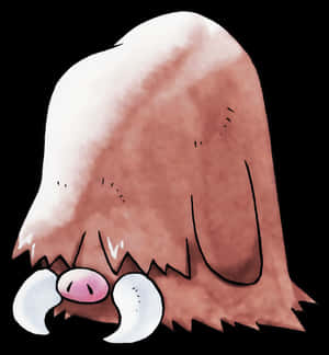 Simple Art Of Piloswine Phone Wallpaper