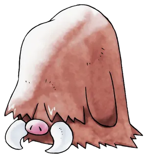 Simple Art Of Piloswine Phone Wallpaper