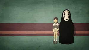 Simple Artwork Spirited Away Desktop Wallpaper