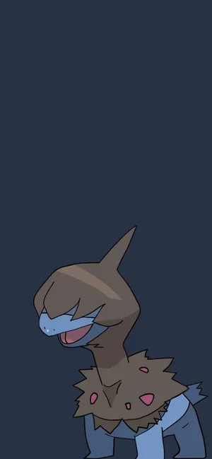 Simple Blue Deino Wallpaper