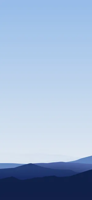 Simple Blue Mountains Basic Wallpaper
