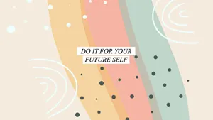 Simple Boho Pastel Rainbow Wallpaper