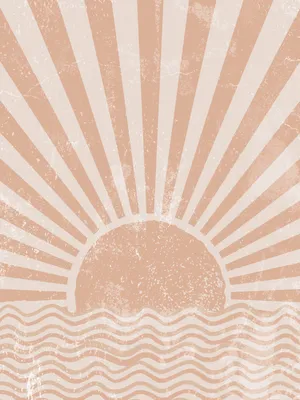 Simple Boho Sunrise Wallpaper
