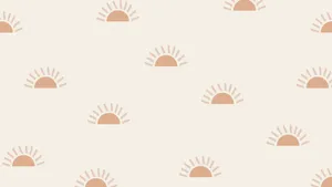 Simple Boho Suns Wallpaper