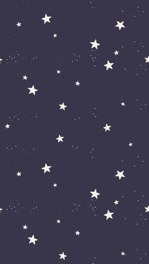 Simple Celestial Stars Pattern Iphone Wallpaper