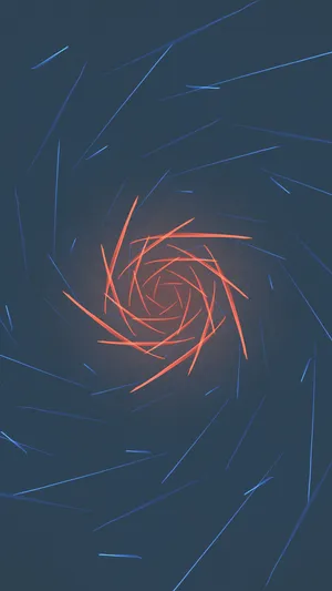 Simple Circle Flares Geometric Phone Wallpaper