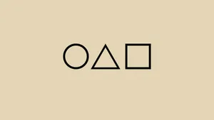 Simple Clean Squid Game Card Wallpaper