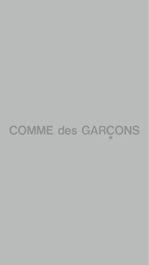 Simple Comme Des Garçons Gray Wallpaper