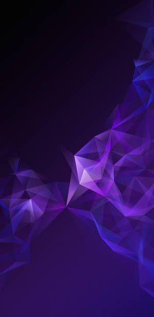 Simple Dark Purple Smoke Geometric Phone Wallpaper