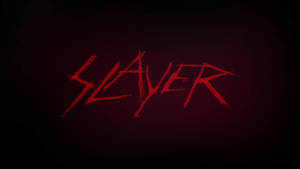 Simple Dark Red Slayer Wallpaper