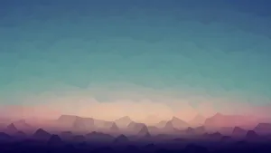 Simple Desktop Mosaic Landscape Wallpaper