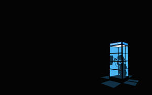 Simple Desktop Telephone Booth Wallpaper