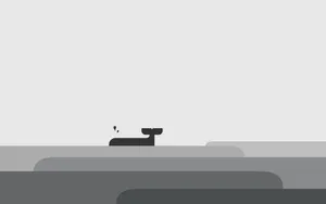 Simple Desktop Whale Wallpaper