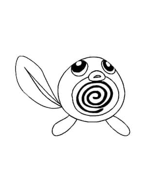 Simple Drawing Of Poliwag Wallpaper
