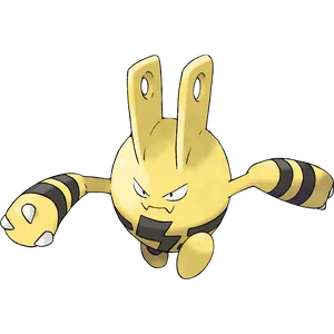 Simple Elekid Smirking Wallpaper