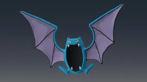 Simple Golbat Artwork Wallpaper
