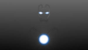 Simple Gray Cool Iron Man Wallpaper