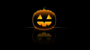 Simple Halloween Pumpkin Art Wallpaper