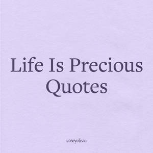 Simple Life Is Precious Quote Wallpaper