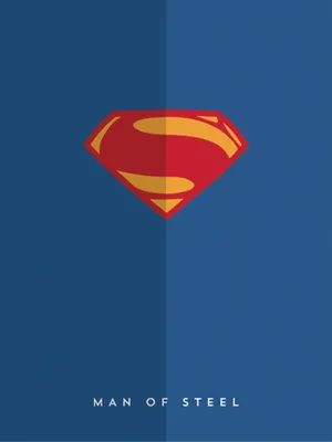 Simple Mos Superman Symbol Iphone Wallpaper