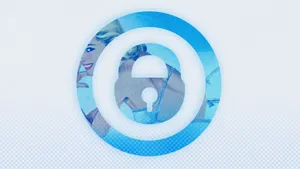 Simple Onlyfans Lock Logo Wallpaper