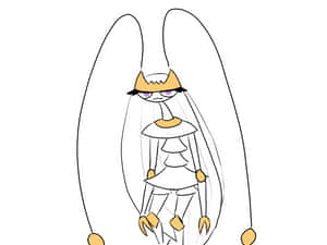 Simple Outline Of Pheromosa Pokemon Wallpaper