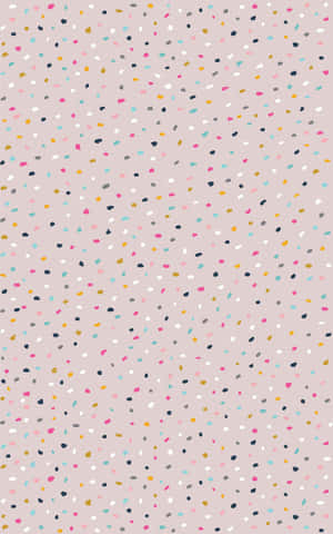 Simple Party Confetti Pattern Iphone Wallpaper