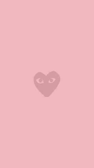 Simple Pink Cdg Play Logo Wallpaper