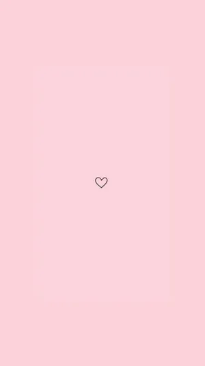 Simple Pink Little Heart Wallpaper