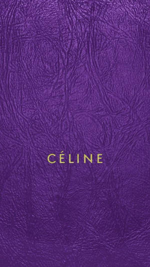 Simple Purple Leather Celine Wallpaper
