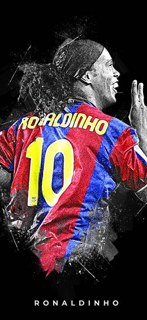 Simple Ronaldinho Art Wallpaper