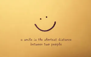 Simple Smile Quote Wallpaper