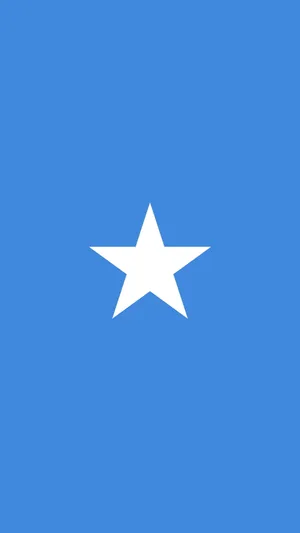 Simple Somalia Flag Wallpaper