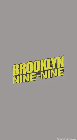 Simple Yellow Gray Brooklyn Nine Nine Wallpaper