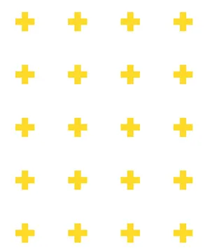 Simple Yellow Plus Wallpaper
