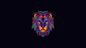 Simplistic Fox In Nature Wallpaper