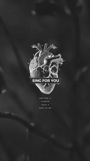 Sing For You Heart Illustration Wallpaper