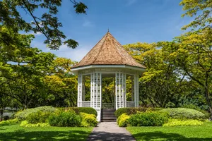 Singapore_ Botanic_ Gardens_ Bandstand_ Pavilion Wallpaper