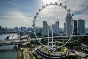 Singapore_ Flyer_ Aerial_ View Wallpaper