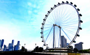 Singapore_ Flyer_ Against_ Skyline Wallpaper