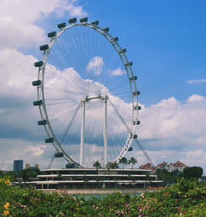 Singapore Flyer Giant Observation Wheel Wallpaper