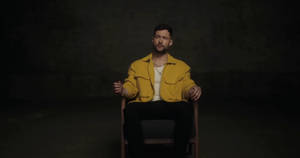 Singer Calum Scott In Biblical Wallpaper