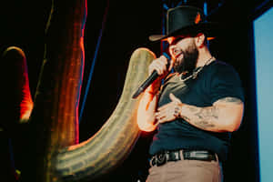 Singer Performance Stage Carin Leon Wallpaper