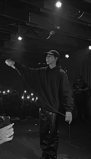 Singer Performingon Stageat Concert Wallpaper